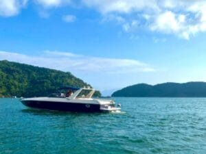 Intermarine Cigarette 36 1991 - Vista da Lateral Externa da Lancha